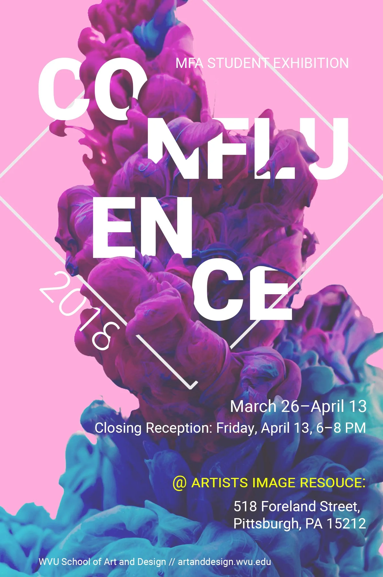 MFA exhibition poster