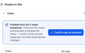 review & confirm